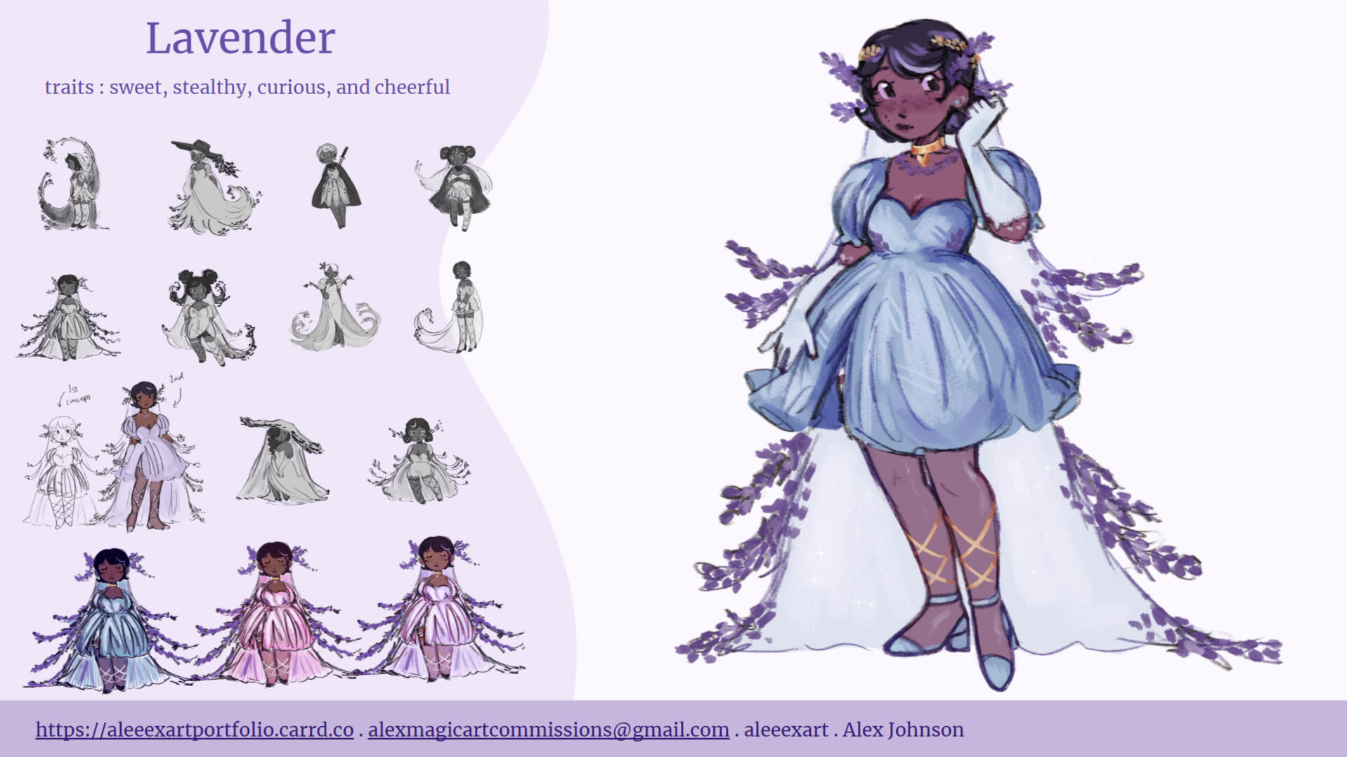 Character Sheet - Lavender